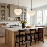 Xena Scandinavian Layered Clear Glass Pendant Light