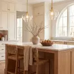 Xena Scandinavian Layered Clear Glass Pendant Light