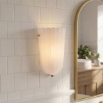 Zephyrine Modern Glass Flower Sconce