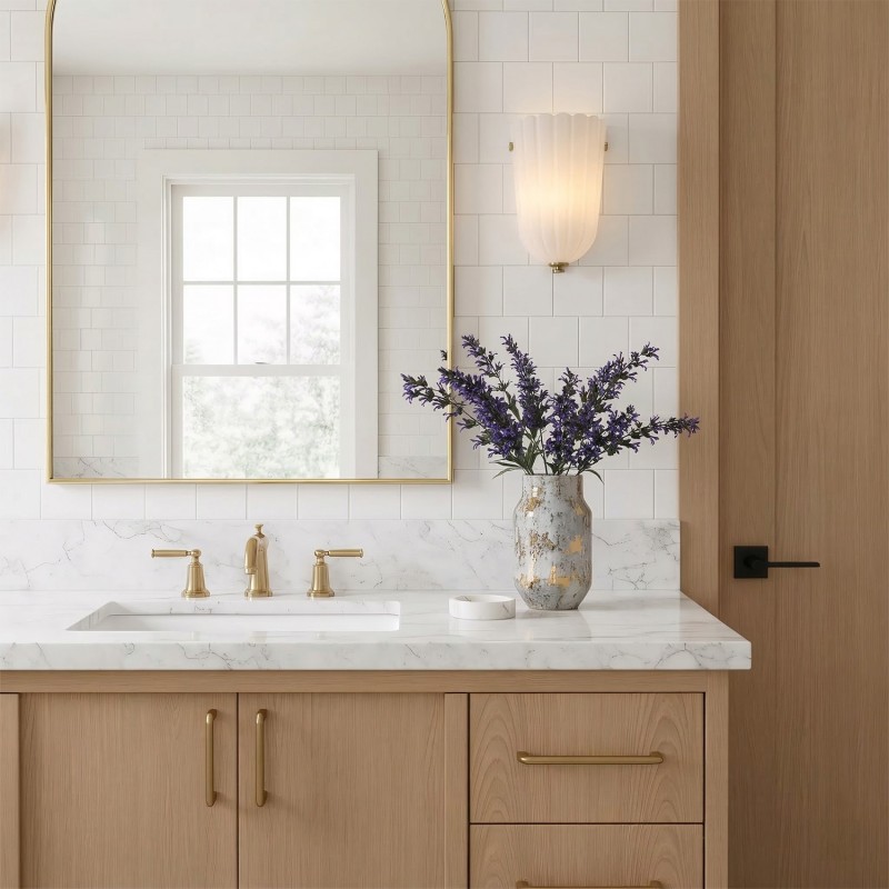 Zephyrine Modern Glass Flower Sconce