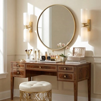 Iliana Rustic White Glass Double Tube Wall Sconce