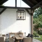 Marcellus Classic Metal Clear Glass Outdoor Lantern Pendant Light