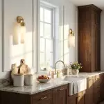 Morgan Minimalist Cylindrical Glass or Alabaster Wall Light