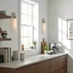 Morgan Minimalist Cylindrical Glass or Alabaster Wall Light