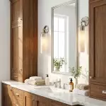 Morgan Minimalist Cylindrical Glass or Alabaster Wall Light