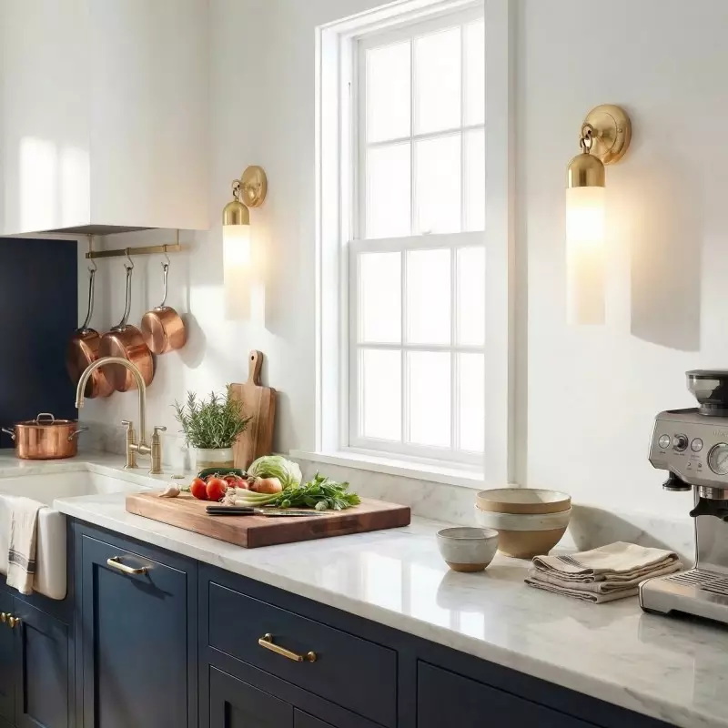 Morgan Minimalist Cylindrical Glass or Alabaster Wall Light