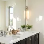 Morgan Minimalist Cylindrical Glass or Alabaster Wall Light