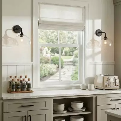 Musara Minimalist Glass Shade Wall Light