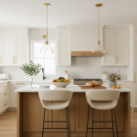 Nori Minimalist Brass Glass Cone Pendant Light