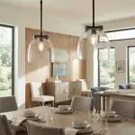 Titus Minimalist Transparent Glass Pendant Light