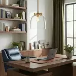 Titus Minimalist Transparent Glass Pendant Light