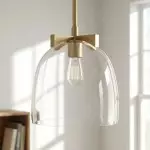 Titus Minimalist Transparent Glass Pendant Light