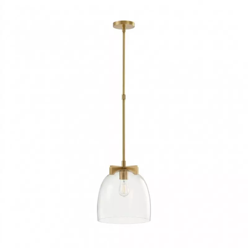 Titus Minimalist Transparent Glass Pendant Light