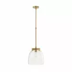 Titus Minimalist Transparent Glass Pendant Light