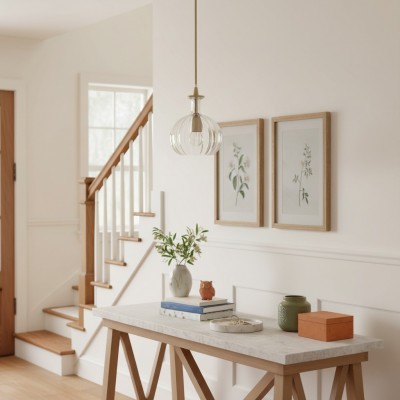 Billie Modern Ribbed Glass Carafe Pendant Light