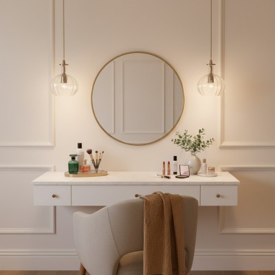 Billie Modern Ribbed Glass Carafe Pendant Light