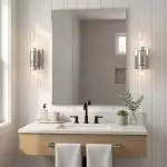 Zeylen Frances Water Ripple Glass Double Tube Sconce