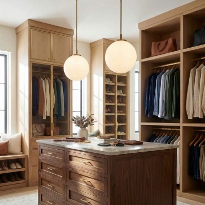 Tate Mid Century White Globe Glass Pendant Light