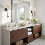 Wren Retro White Fabric Swan Neck Sconce