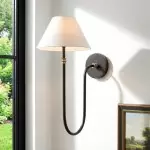 Ylvaen Bauhaus 1 Light Milk Glass Sconce