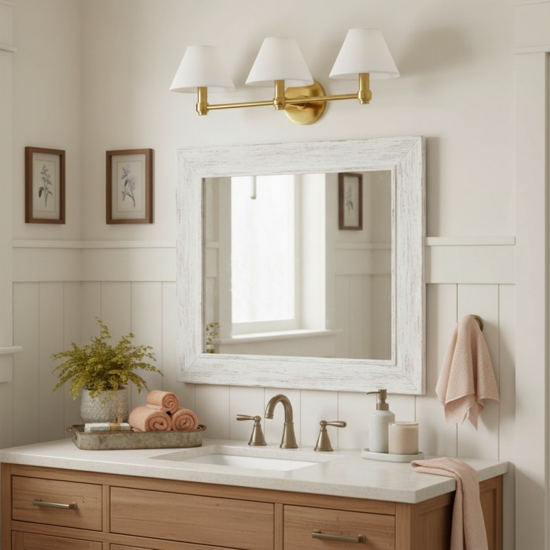 Lennox Luxurious Triple Metal Aged Brass Sconce