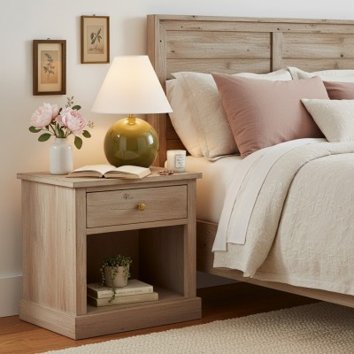 Vaelune Modern Glass Cone Table Lamp