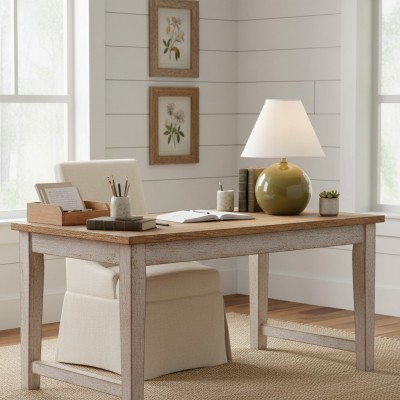 Vaelune Modern Glass Cone Table Lamp