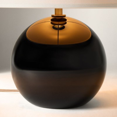 Vaelune Modern Glass Cone Table Lamp