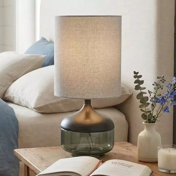 Orithyia Modern Glass Round Table Lamp