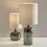 Orithyia Modern Glass Round Table Lamp