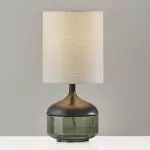 Orithyia Modern Glass Round Table Lamp