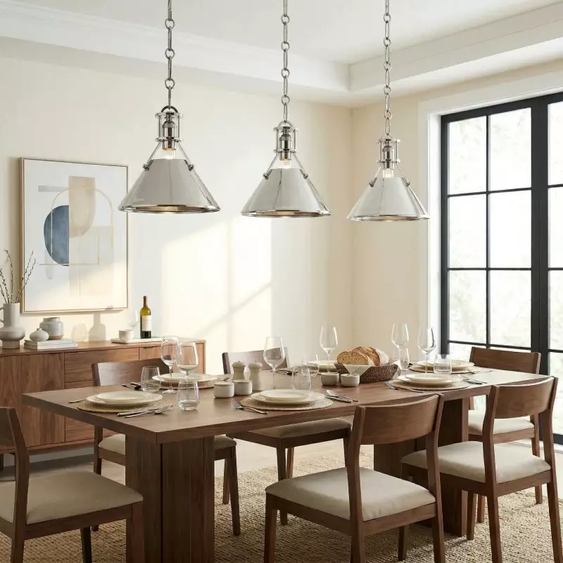 Jules Retro Metal Cone Pendant Light