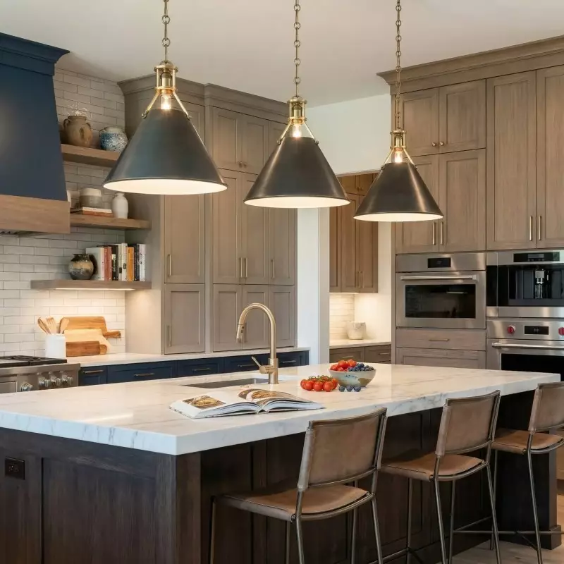 Jules Retro Metal Cone Pendant Light