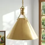 Jules Retro Metal Cone Pendant Light