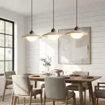 Barrett Wabi-Sabi Round Travertine Pendant Light