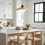 Barrett Wabi-Sabi Round Travertine Pendant Light