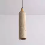 Blair Wabi-Sabi Mini Travertine Pendant Lamp