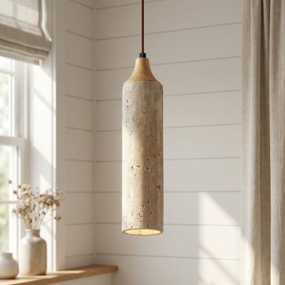 Blair Wabi-Sabi Mini Travertine Pendant Lamp