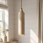 Blair Wabi-Sabi Mini Travertine Pendant Lamp