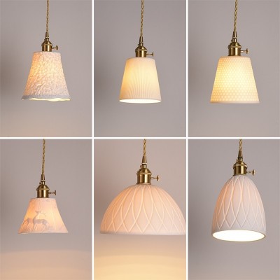 KiKi Ceramic Brass Pendant KiKi Ceramic Brass Pendant