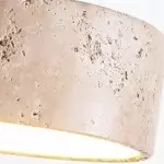Bennett Wabi-Sabi Round Travertine Wall Light