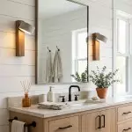 Bennett Wabi-Sabi Round Travertine Wall Light