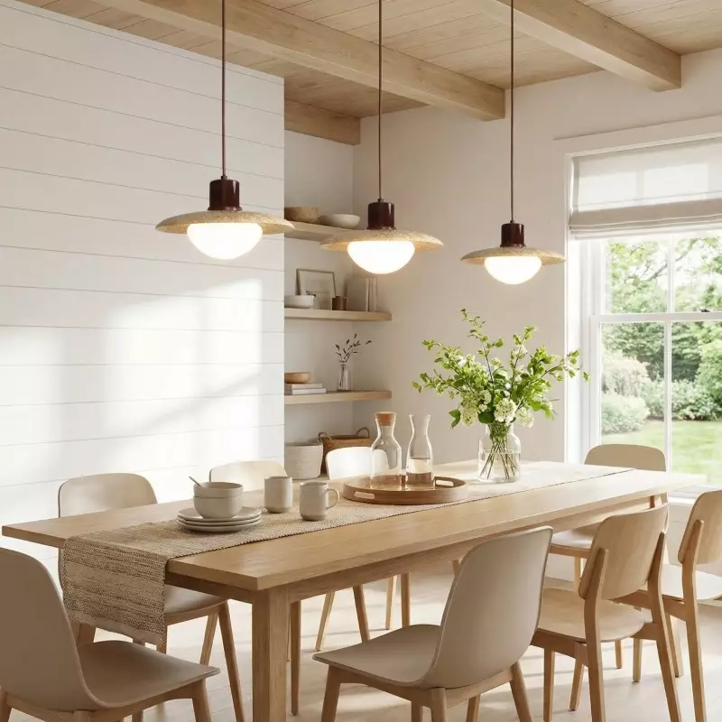 Bowen Wabi-Sabi Mini Travertine Pendant Light