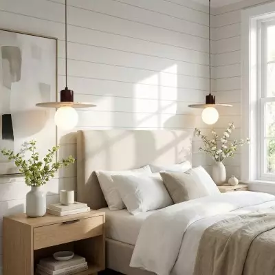 Bowen Wabi-Sabi Mini Travertine Pendant Light