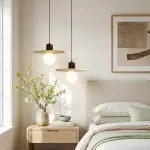 Bowen Wabi-Sabi Mini Travertine Pendant Light