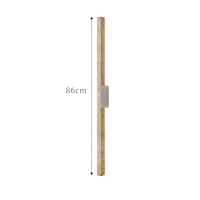 Jarvis Minimalist Travertine Linear LED Wall Lamp