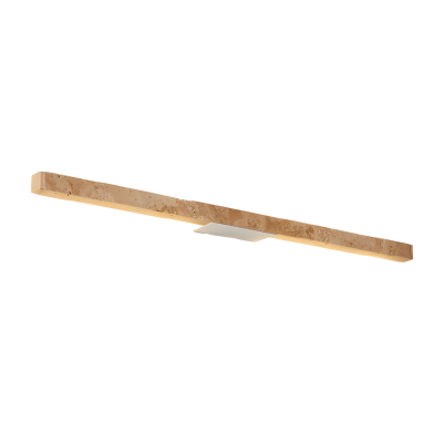 Jarvis Minimalist Travertine Linear LED Wall Lamp