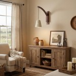 Josiah Modern Solid Wood Travertine Wall Lamp