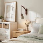 Josiah Modern Solid Wood Travertine Wall Lamp