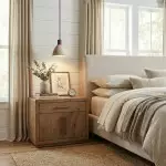 Kurtis Minimalist Travertine Dome Pendant Light